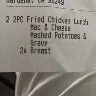 2 Piece Chicken