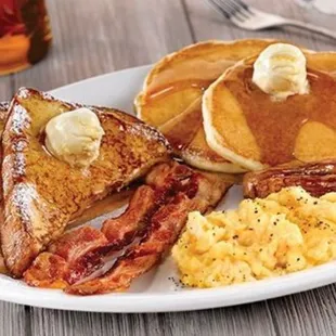 Pancake and French Toast Breakfast
