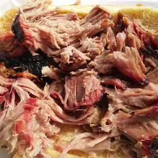 Pulled pork up close