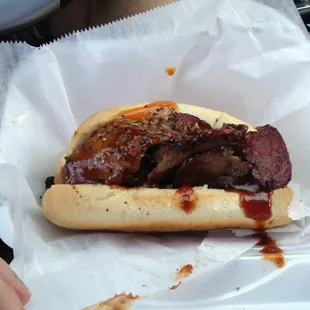 $8 brisket sandwich