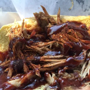 Pulled pork sandwich. Delicious!