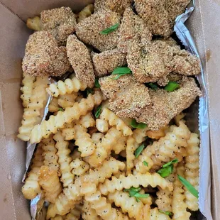 $13 fried catfish basket