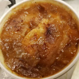 The not too sweet peach cobbler