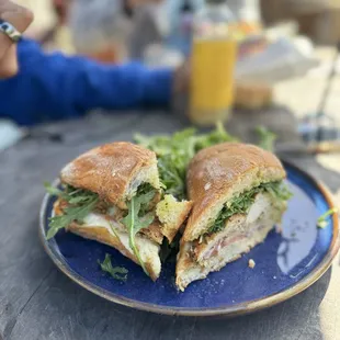 Chicken Club and Pesto