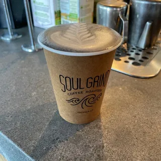 Charcoal latte