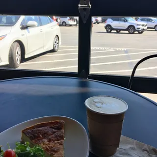 Ham & Burrata Quiche