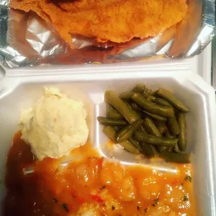 Crawfish Etouffee with Catfish