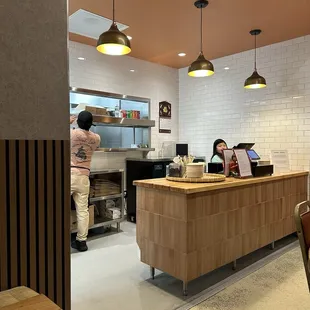 Order and pick up area.