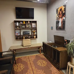 Furnished waiting area