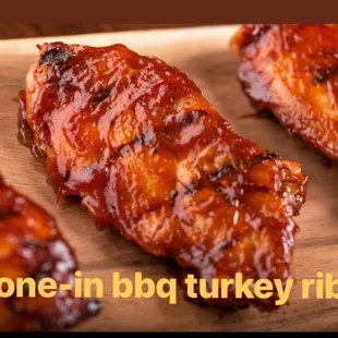Bone in Turkey ribs healthy but familiar taste