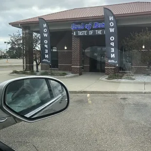 outside