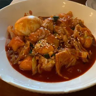 Tteokbokki (WITH HEART AND STAR SHAPED RICE CAKES!!!)