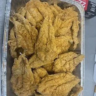 Pan of whitting Fish