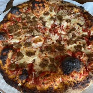 pizza, food