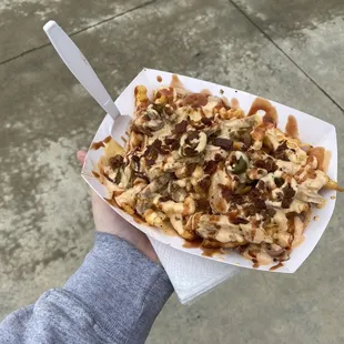Loaded Voodoo Fries w/ chicken
