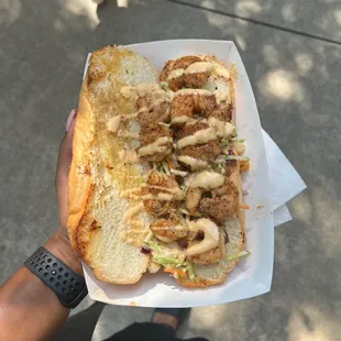 Shrimp po' boy