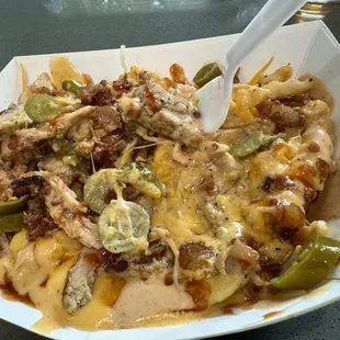 Voodoo fries with chicken...I should have ordered two!