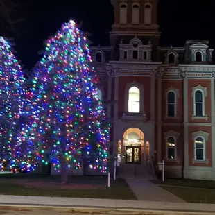 Nice neighborhood- town is sweet for the Holidays.