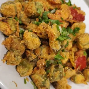 Fried okra