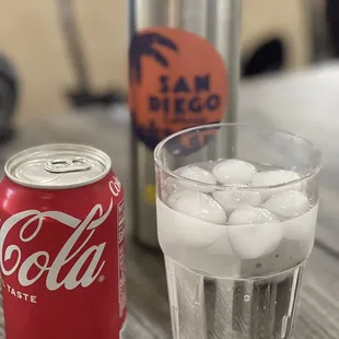 Cute ice cubes in crystal clear water