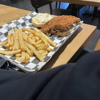 Maya's Hot Chicken Sandwich