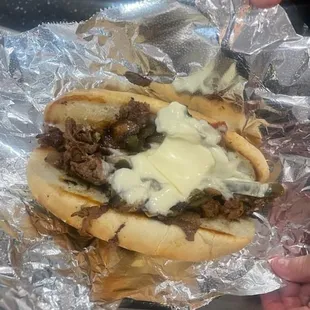 Philly Swiss sandwich