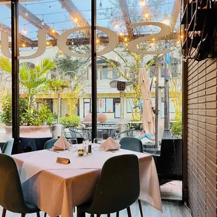 View looking toward the front