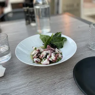 Octopus ceviche