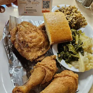 chicken wings and fried chicken, food
