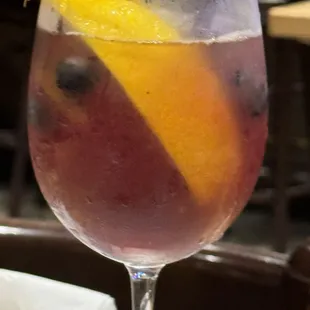 Blueberry sangria