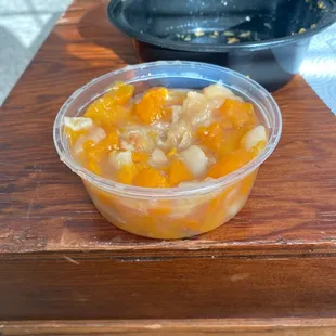 Peach cobbler