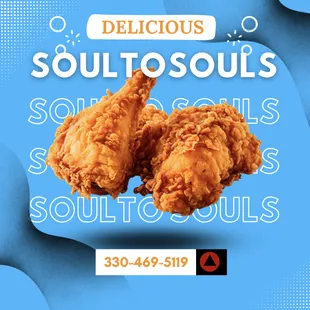 chicken wings and fried chicken