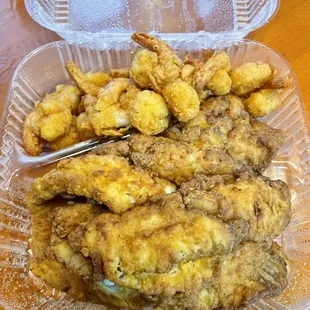 Fried Whiting &amp; Shrimp