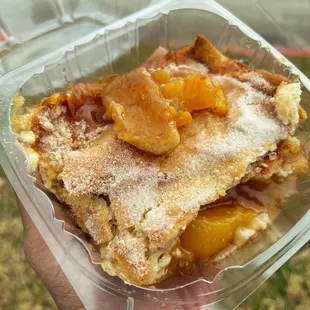 Peach cobbler