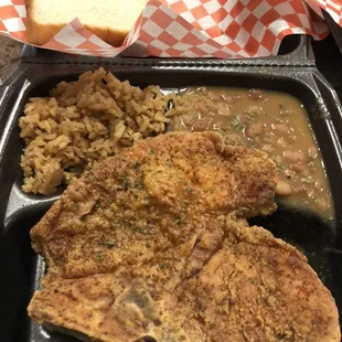 Southern fried pork chop