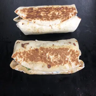 Grilled burritos