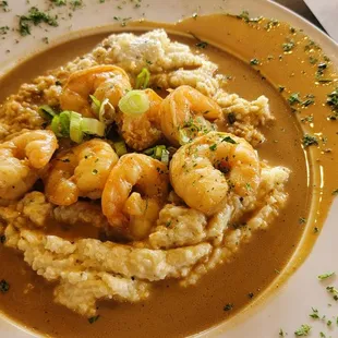 Shrimp &amp; grits. A strong pass.