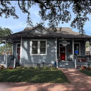 the front of the house