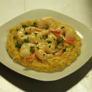 Shrimp and Grits. Yummy.