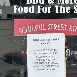 closed as of 4/23 with no clear date for reopening the place