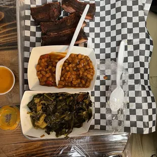 Rib plate with 2 sides