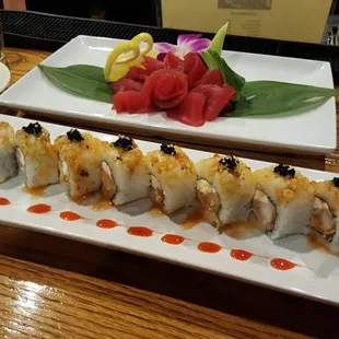 sushi and sashimi, sushi, food, sashimi