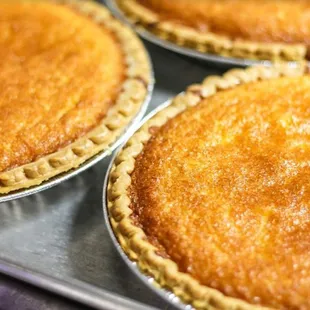 Handmade buttermilk pies