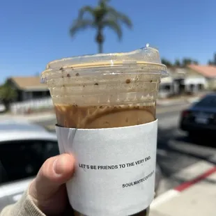 Asked for light ice and they also gave me light coffee...