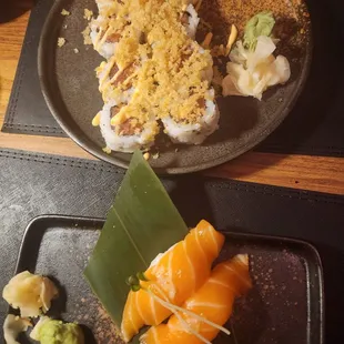 sushi, food, sashimi, sushi and sashimi