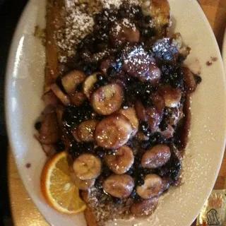 Challah French Toast with Caramelized Toppings