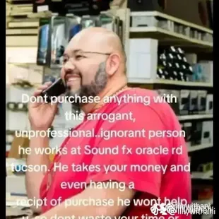 This man...the worse attitude, arrogant,rude and very unprofessional...Don&apos;t spend money there as long his in that store.
