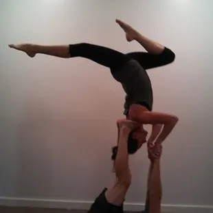 SMY Acro Instructors Mandy and Scott