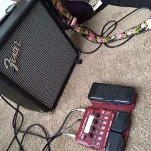 Speaker and pedal