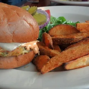 Crab Cake Burger